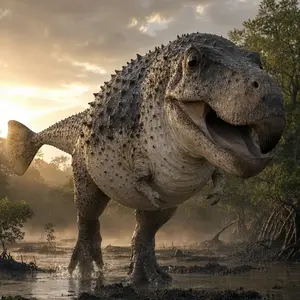 Pufferfish + Tyrannosaurus rex